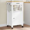 vidaXL Kitchen Trolley MONZA 48x40x88.5 cm Solid Wood Pine