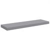 vidaXL Floating Wall Shelves 4 pcs Grey 80x23.5x3.8 cm MDF