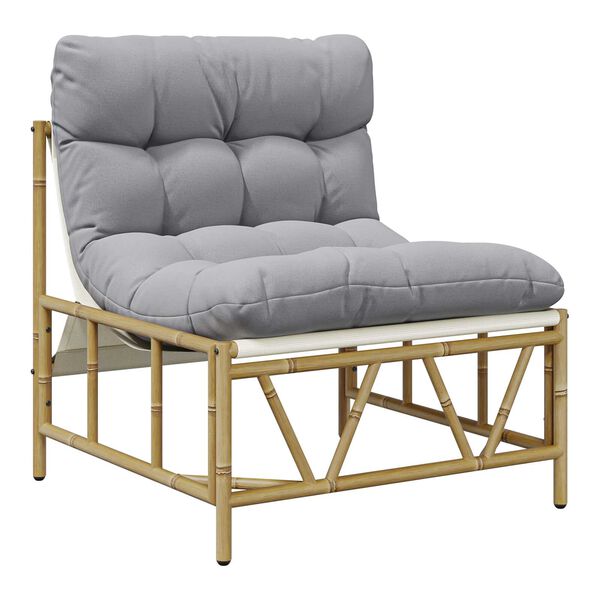 vidaXL Garden Chair 2 pcs Light grey 75 x 75 x 71 cm Steel