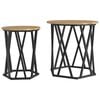 vidaXL Coffee Table 2 pcs Artisan Oak 50 x 50 x 50 cm