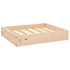 vidaXL Dog Bed 51,5x44x9 cm Solid Wood Pine