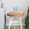 vidaXL Table Top &Oslash;30x2.5 cm Round Solid Wood Beech