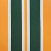 vidaXL Retractable Awning Green and Yellow 300 x 250 cm