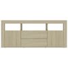 vidaXL TV Cabinet Sonoma Oak 120x30x50 cm Engineered Wood