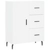 vidaXL Highboard White 69.5x34x180 cm Engineered Wood