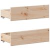 vidaXL Bed Frame without Mattress with Headboard 140x200 cm Solid Wood Pine