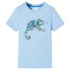 Kids' T-shirt with Short Sleeves Light Blue 128