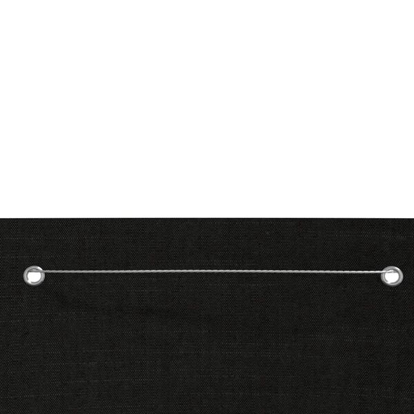 vidaXL Balcony Screen Black 140x240 cm Oxford Fabric