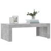 vidaXL Coffee Table Concrete Grey 102x50x36 cm Engineered Wood