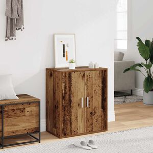 vidaXL Shoe Cabinet 60 x 35 x 70 cm Old Wood