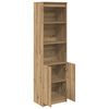 vidaXL Highboard Artisan Oak 50x35x180 cm Engineered Wood