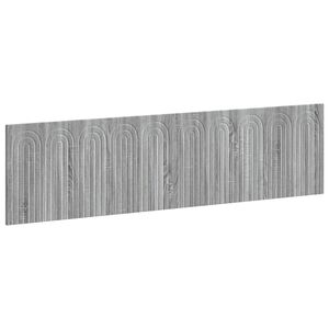 vidaXL Wall-Mounted Headboard ALKMAAR Grey Sonoma Engineered Wood