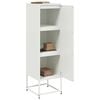 vidaXL Highboard White 36x39x123 cm Steel