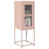 vidaXL Sideboard Pink 36x39x107 cm Cold-rolled Steel