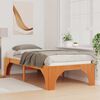 vidaXL Bed Frame Brown 90 x 200 cm Solid Pine Wood