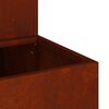 vidaXL Garden Planter Rusty 100 x 60 x 45 cm Weathering Steel