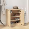 vidaXL Shoe Cabinet Sonoma Oak 59x35x70 cm Engineered Wood