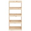vidaXL Book Cabinet/Room Divider 60x30x135.5 cm Solid Wood Pine