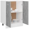 vidaXL Bottom Cabinet Lyon Concrete Grey 60x46x81.5 cm Engineered Wood