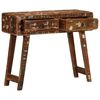vidaXL Console Table 90x32x75 cm Solid Wood Reclaimed