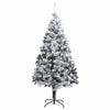 vidaXL Artificial Christmas Tree with 300 LEDs with Stand Green 210 cm