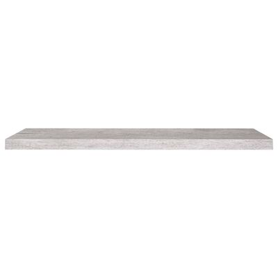 vidaXL Floating Wall Shelf Concrete Grey 90x23.5x3.8 cm MDF