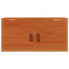 vidaXL Wall Cabinet Wax Brown 60 x 30 x 30 cm Solid Pine Wood