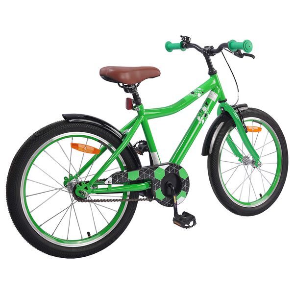 vidaXL Kids Bike 18'' for 5-7 Years Old Green