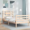 vidaXL Bed Frame without Mattress 90x200 cm Solid Wood