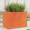 vidaXL Garden Planter Wax Brown 90x60x68.5 cm Solid Wood Pine