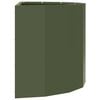 vidaXL Planter Olive Green 60 x 30 x 35 cm Steel