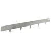 vidaXL Lawn Edging 10 pcs 100 x 12 cm Steel Silver