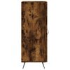 vidaXL Sideboard Smoked Oak 34.5x34x90 cm Engineered Wood