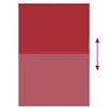 vidaXL Roller Blind Blackout Red 100x150 cm Fabric Width 95.7 cm Polyester