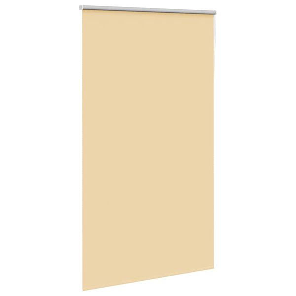 vidaXL Roller Blind Blackout Beige 125x230 cm Fabric Width 121.6 cm Polyester