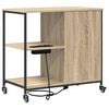 vidaXL Cabinet with Charging Station Sonoma Oak 76 x 41 x 72 cm