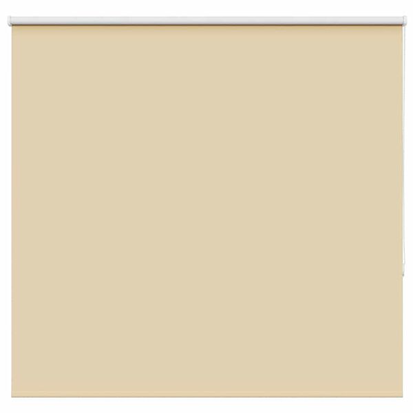 vidaXL Roller Blind Blackout Beige 165x175 cm Fabric Width 161.6 cm Polyester