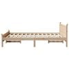 vidaXL Bed Frame without Mattress 160x200 cm Solid Wood Pine