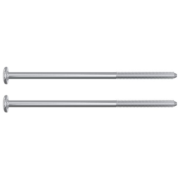 vidaXL Screw 800 pcs Silver M6 x 120 mm Steel