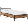vidaXL Bed Frame Old Wood 80 x 200 cm Engineered Wood