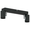 vidaXL Ceiling Spotlight Black 26 x 6.5 x 11.5 cm Metal