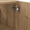 vidaXL Wall Cabinet Artisan Oak 60x31x70 cm Engineered Wood