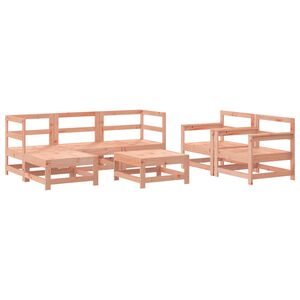vidaXL 7 Piece Garden Lounge Set Solid Wood Douglas