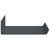 vidaXL Floating Shelf 3 pcs Anthracite 40 x 9 x 2.5 cm Steel