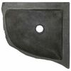 vidaXL Basin Grey (30-37) x (30-37) x 12 cm River stone