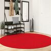 vidaXL Rug HUARTE Short Pile Soft and Washable Red &Oslash; 200 cm