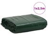 vidaXL Tarpaulin Green 1x2.5 m 650 g/m²