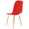 vidaXL Dining Chairs 6 pcs Red 47 x 50.5 x 83 cm