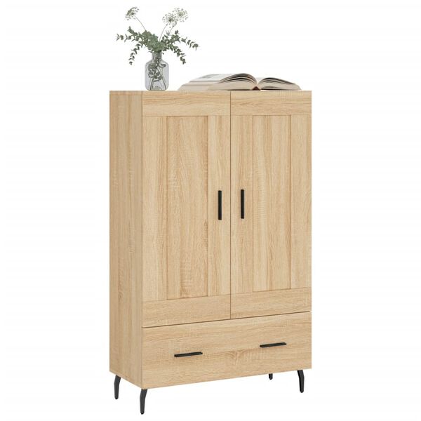 vidaXL Highboard Sonoma Oak 69.5x31x115 cm Engineered Wood