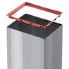 Hailo Waste Bin Big-Box Swing Size L 35 L Silver 0840-121